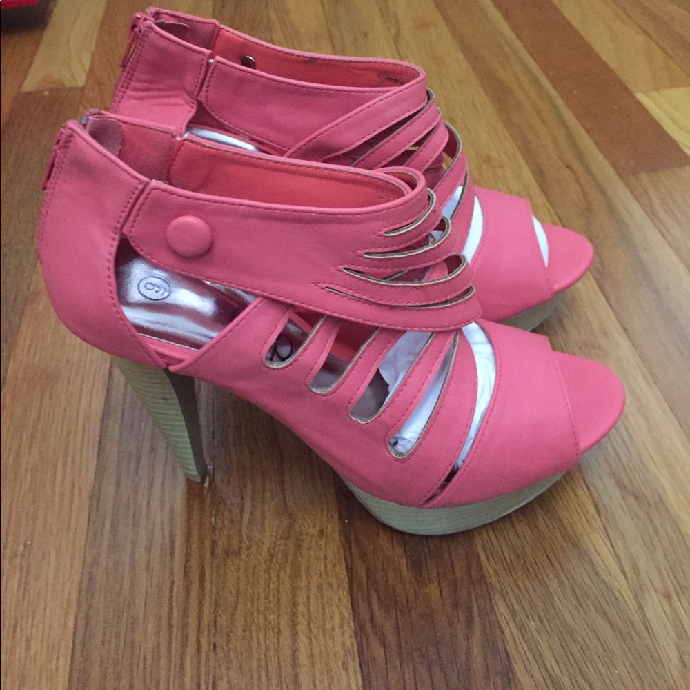 Pink shoes